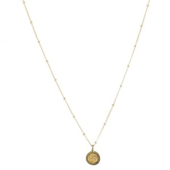 Peggy Li Jewelry - PEGGY LI Gold-Tone OHM Necklace & Additional Chain